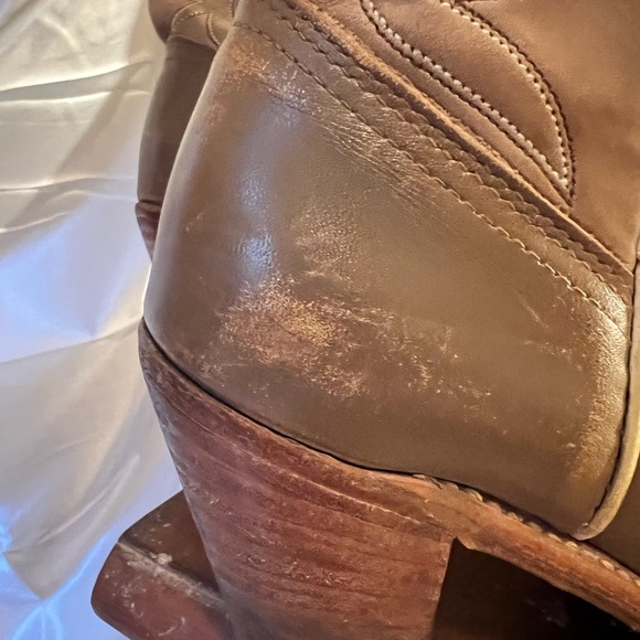 Ariat Two-Tone Western Heeled Boots Vintage - Picture 3 of 6